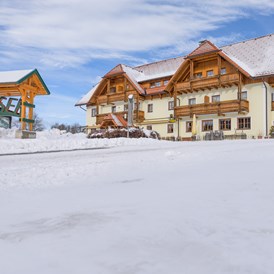 Wohnmobilstellplatz: Haus im Winter - Alpengasthaus Moser