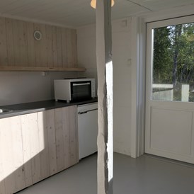 Wohnmobilstellplatz: Küche - Velfjord Camping & Hytter