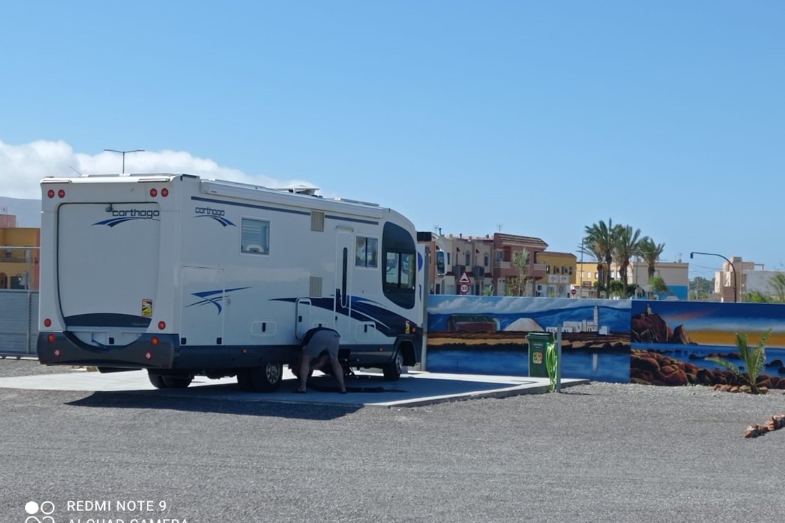 Wohnmobilstellplatz: Vaciado - Camper Área Cabo de Gata