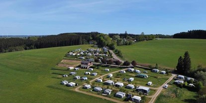 Motorhome parking space - Weismes - Camping Frankental, Manderfeld, Belgien