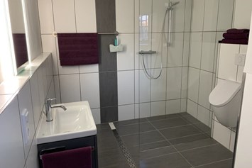 Wohnmobilstellplatz: Dein privates Badezimmer . - Campen am Mühlturm im Münsterland (Einzelstellplatz)