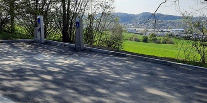 Reisemobilstellplatz - Art des Stellplatz: ausgewiesener Parkplatz - Schwäbische Alb - Bei den Limes-Thermen