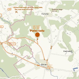 Wohnmobilstellplatz: Palsi talu, ein hübscher kleiner Biobauernhof im Südosten Estlands für Naturliebhaber. 