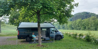 Reisemobilstellplatz - Bademöglichkeit für Hunde - Schwarzwald - Wohnmobilstellplatz "Achdorfer Tal"