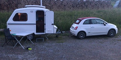 Reisemobilstellplatz - Wohnwagen erlaubt - Schweiz - Abendstimmung nach der Ankunft... - Bauernhof Uf Rüti
