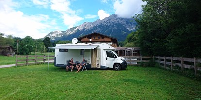 Motorhome parking space - Tyrol - KAISER.CAMP