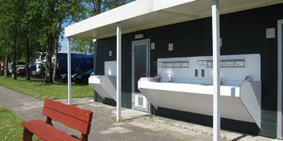 Reisemobilstellplatz - Entsorgung Toilettenkassette - Niederlande - Haven Hunzegat