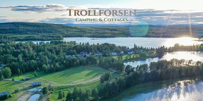 Reisemobilstellplatz - Umgebungsschwerpunkt: Fluss - Schweden - Unser Campingplatz - Trollforsen Camping & Cottages Services AB