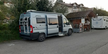 Reisemobilstellplatz - Wohnwagen erlaubt - Region Allgäu - Hochgratblick
