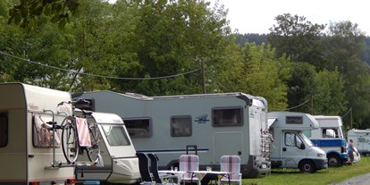 Reisemobilstellplatz - Duschen - Sächsische Schweiz - Campingplatz am Treidlerweg