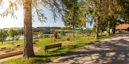 Reisemobilstellplatz - Spielplatz - Region Allgäu - Seebereich  - Camping Grüntensee international