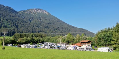 Reisemobilstellplatz - Stromanschluss - Region Allgäu - Camping Pfronten - Camping Pfronten