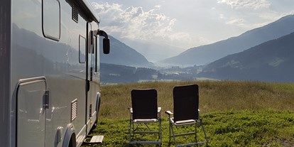 Reisemobilstellplatz - Umgebungsschwerpunkt: am Land - Alpen - einfach nur schön  - Panoramastellplatz Friedburg