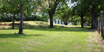 Reisemobilstellplatz - Umgebungsschwerpunkt: am Land - Baden-Württemberg - Landhotel und Bioland Apfelanbau Hofgut SCHELLENBERG