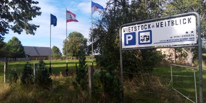 Reisemobilstellplatz - Stromanschluss - Vorpommern - Wietstocker ∆ Weitblick