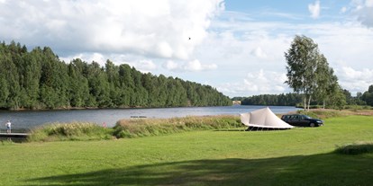 Reisemobilstellplatz - Umgebungsschwerpunkt: am Land - Schweden - Storängens Camping, Stugor & Outdoor
