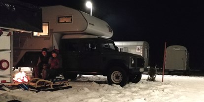 Reisemobilstellplatz - Wintercamping - Tirol - Wintergäste - Lechtal Camping Vorderhornbach