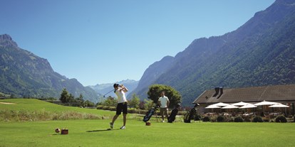 Reisemobilstellplatz - Umgebungsschwerpunkt: Berg - Düns - Golf-Club Bludenz-Braz nur 3 km entfernt - Walch's Camping & Landhaus