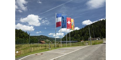 Reisemobilstellplatz - WLAN: nur um die Rezeption vorhanden - Schwarzwald - Grauwasser-Entsorgung - Wohnmobilstellplatz an der Wehra / Todtmoos