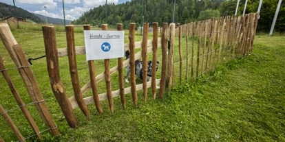 Reisemobilstellplatz - WLAN: nur um die Rezeption vorhanden - Schwarzwald - Hundegarten - Wohnmobilstellplatz an der Wehra / Todtmoos