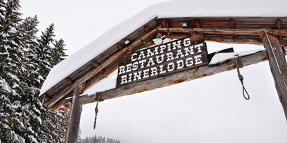 Reisemobilstellplatz - Wintercamping - Alpen - Camping RinerLodge