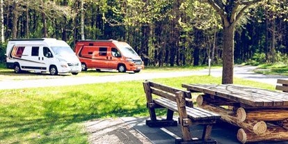 Reisemobilstellplatz - Art des Stellplatz: im Campingplatz - Rügen - Wohmobilareal - Regenbogen Nonnevitz