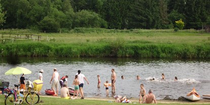 Reisemobilstellplatz - Bademöglichkeit für Hunde - Lüneburger Heide - Badebucht an der Aller - Camping Allerblick