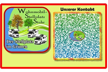 Wohnmobilstellplatz: Unsere Kontaktdaten  <<  >>  Our contact details - Stellplatz im Grünen der Fa. Stuhr