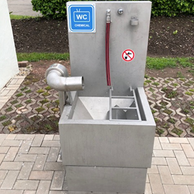 Wohnmobilstellplatz: Ausguss Toilettenkassetten - Reisemobilpark Saarburg