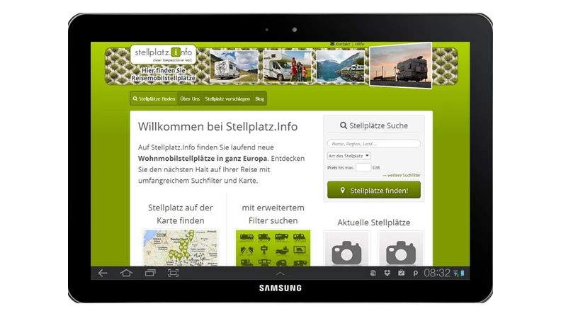 Rate your pitch now and win a Samsung Galaxy Tab - stellplatz.info