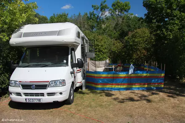 Alcove motorhome for longer distances