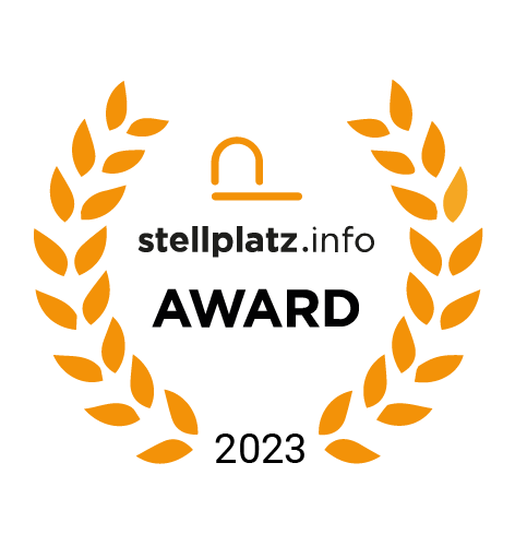 Logotipo del premio stellplatz.info