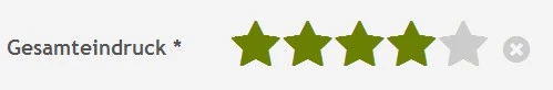 Rating by stars