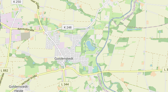 Área para autocaravana en la tarjeta