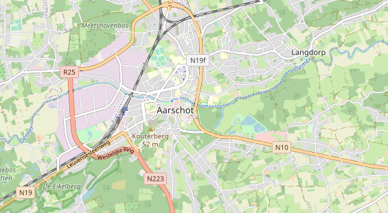 Área para autocaravana en la tarjeta