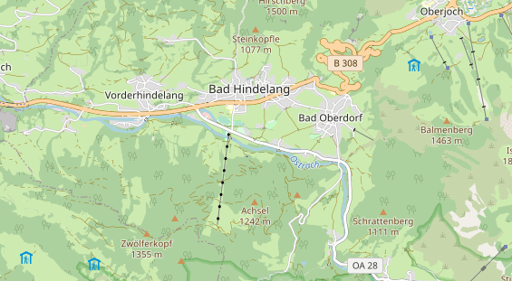 Stellplatz auf Karte