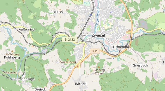 Área para autocaravana en la tarjeta