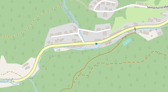 Stellplatz auf Satellitenbild