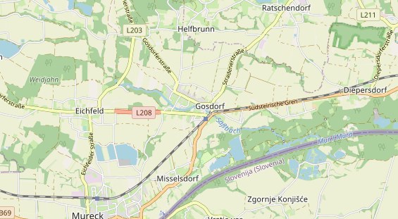 Área para autocaravana en la tarjeta