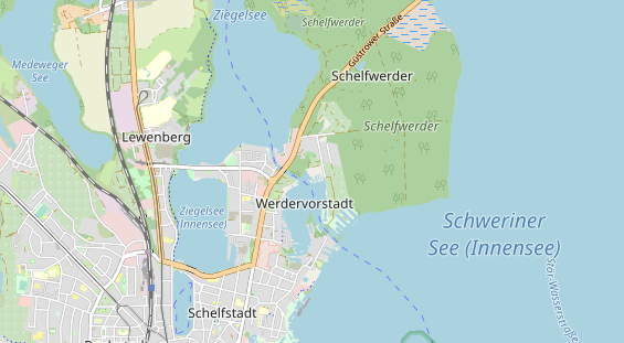 Area di sosta per camper sulla carta