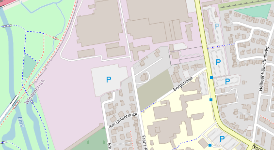 Stellplatz auf Satellitenbild