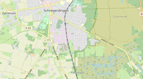 Aire camping-car sur la carte