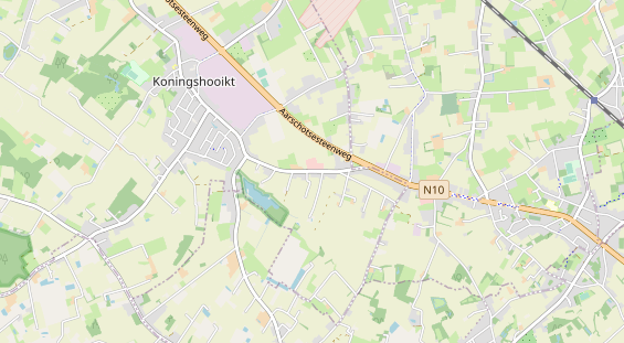 Aire camping-car sur la carte