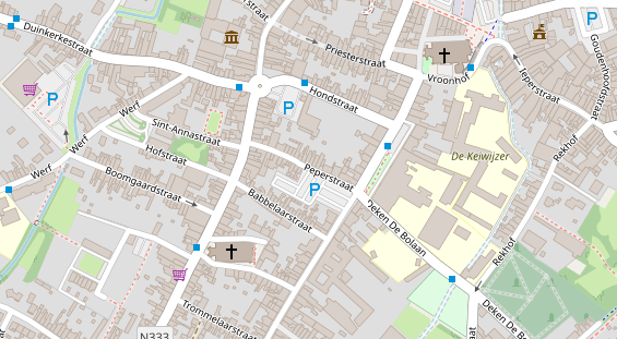 Stellplatz auf Satellitenbild