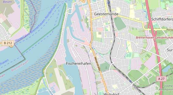 Area di sosta per camper sulla carta