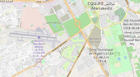 Área para autocaravana en la tarjeta