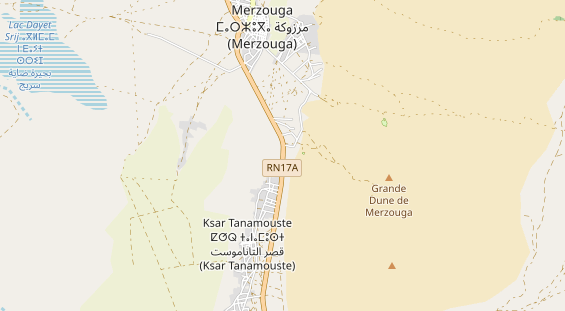 Área para autocaravana en la tarjeta