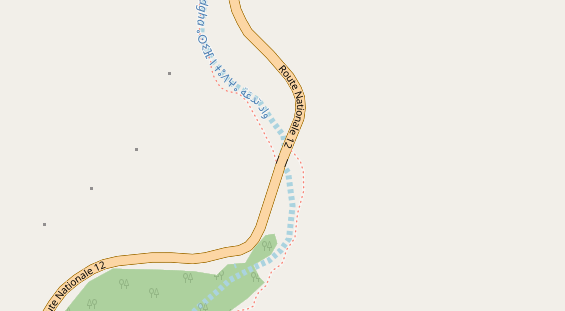 Stellplatz auf Satellitenbild