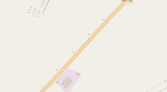 Stellplatz auf Satellitenbild