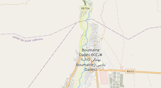 Área para autocaravana en la tarjeta